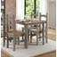 Whiffletree Pair of Solid Wood slatted back Dining Chair