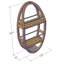Teak and Stainless Steel Shower Caddy