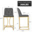 Tabouret de comptoir rembourré en similicuir-1444999447