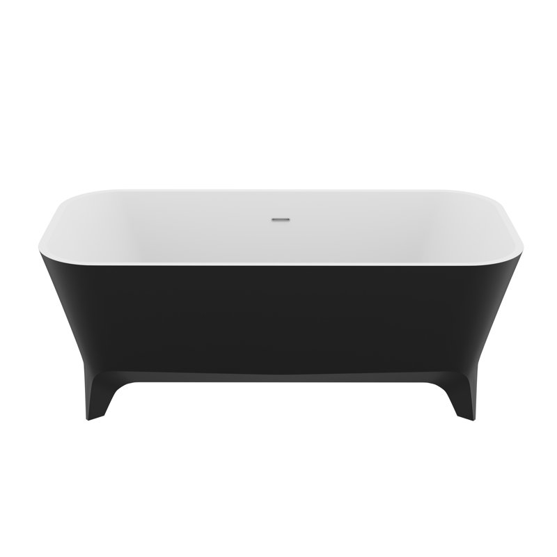 63'' x 31.5'' Freestanding Soaking Stone Bathtub