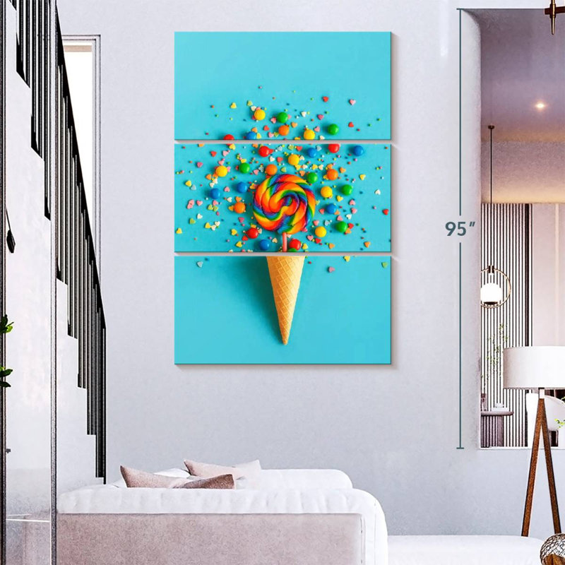 Yarlin Candy Cone, 74" H x 48" W