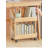 20.08'' H x 17.72'' W Book Cart with Wheels