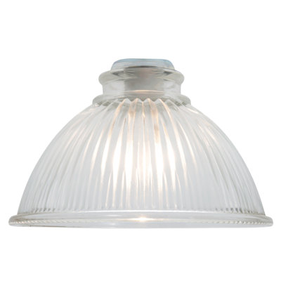 10cm H Glass Lamp Shade in Transparent