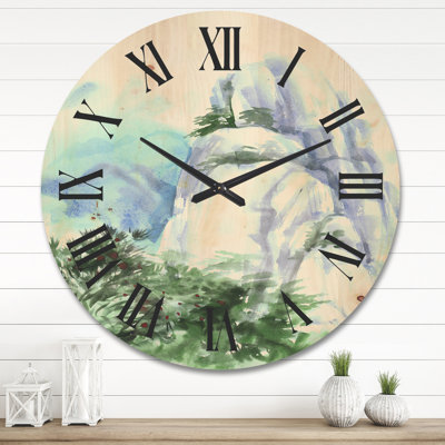 Solid Wood Wall Clock