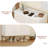 Adjustable 5-Tier Shoe Storage Cabinet – White Entryway Storage, Holds 15-20 Pairs
