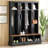 Farmhouse Hall Tree with 8 Hooks, Practical Entryway Bench with Open Compartments, 76.7"H Modern 3-in-1 Wooden Style Coat and Shoe Rack