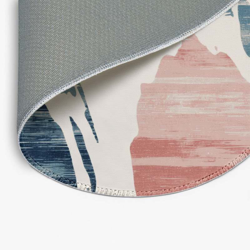 Watercolor Gray Indoor and Outdoor Area Rug, Rectangle 8' x 10'