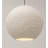 Paper Mache Off-White Pendant
