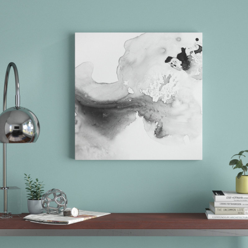Smoke & Water II by Ethan Harper - Wrapped Canvas Painting, 51cm H x 51cm W