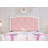 Getafe White Pink Twin Bed-689502391-689502394