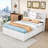 Brinslee King Size Platform Bed with Headboard Storage and 8 Drawers-694634543