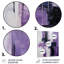 Tachisme mauve, cubisme, brosse 5 - Tachisme, art mural en métal-883065151