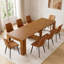 Ensemble de table de salle à manger de cuisine, console extensible avec chaises de salle à manger-134369126-134369125