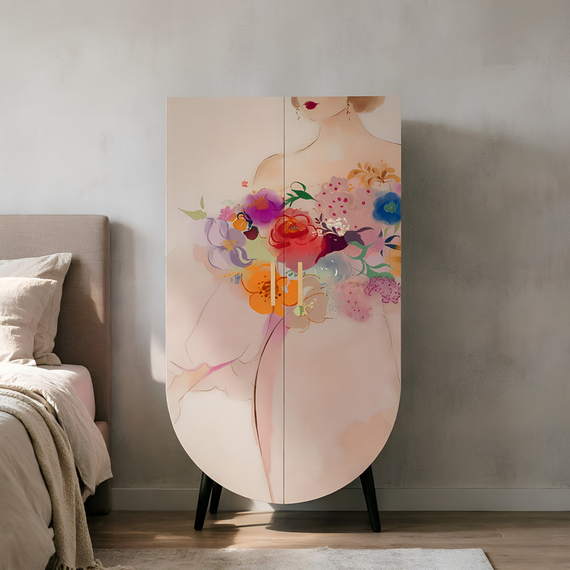 French style bedroom home cream style wardrobe