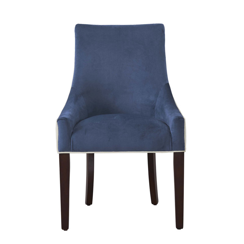 19.5'' H Upholstered Side Chair, Navy