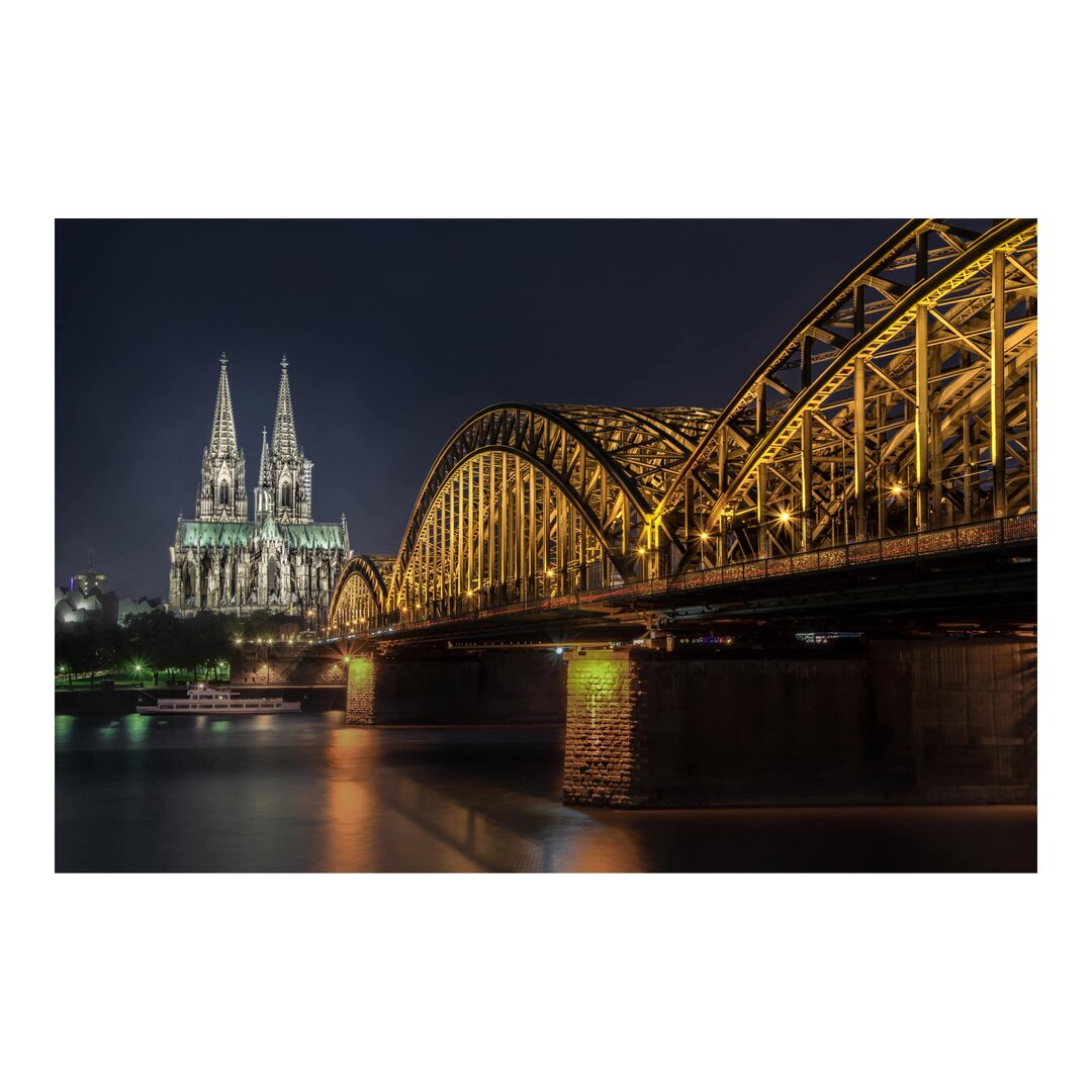 Matt Fototapete Kölner Dom 1,9 m x 288 cm