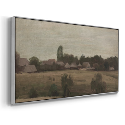Série paysage - DCLVI - Toile tendue avec châssis encadré - Prêt à être accroché