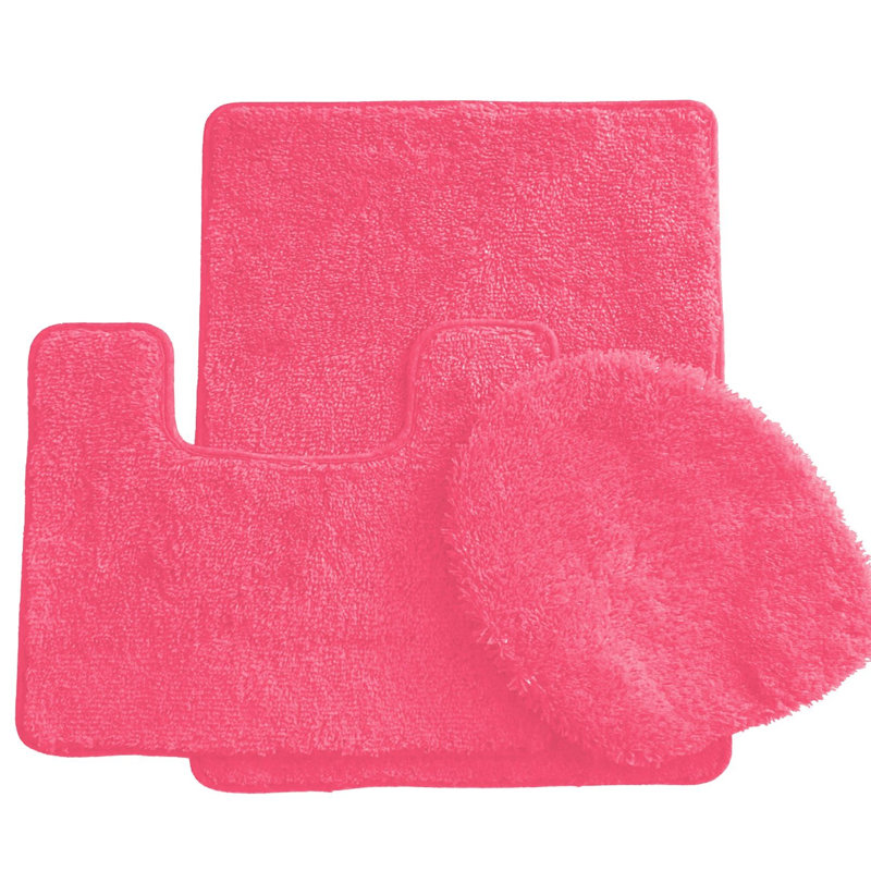 Ensemble de tapis de bain Mckeel, Rose