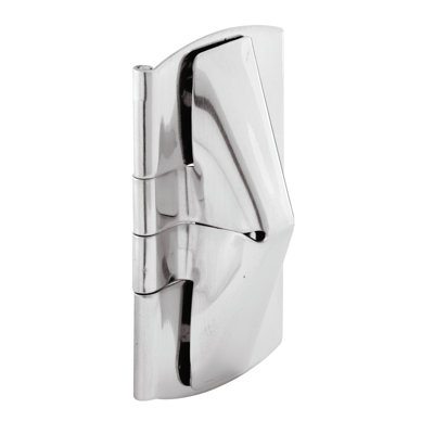 Prime-Line 1 in. x 2 in. Stamped Stainless Steel, Natural Finish Window Flip Lock