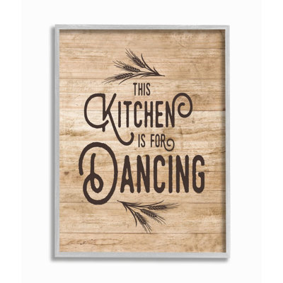 " This Kitchen Is For Dance Distressed " by Lettered And Lined