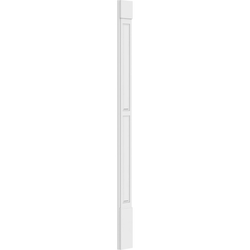 Pilastre en PVC TruCraft, 96 po, 8", Base et chapiteau standards