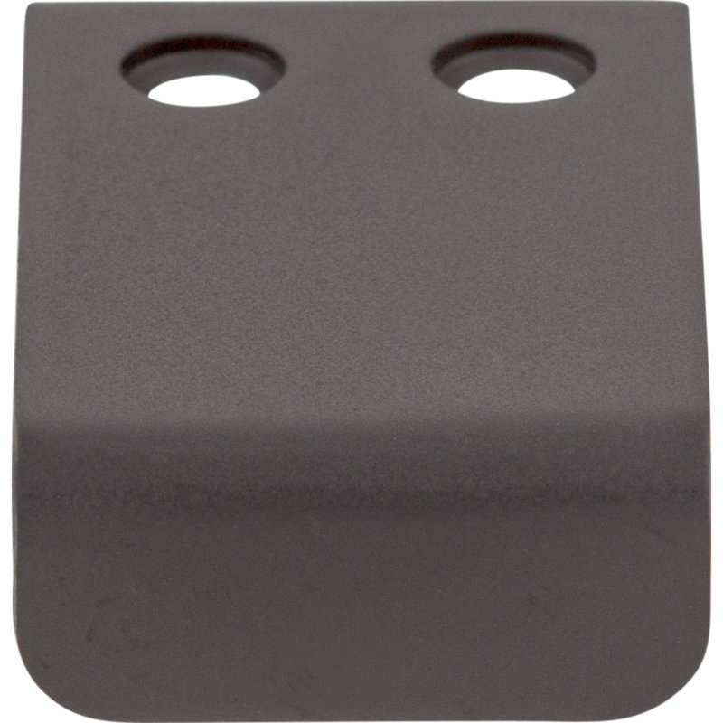 Tab Finger pull, Flat Black, 7/16" Center to Center