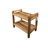 EcoDecors, Classic Teak Shower Bench with LiftAid Arms in Earthy Teak, in Earthy Teak-25158384