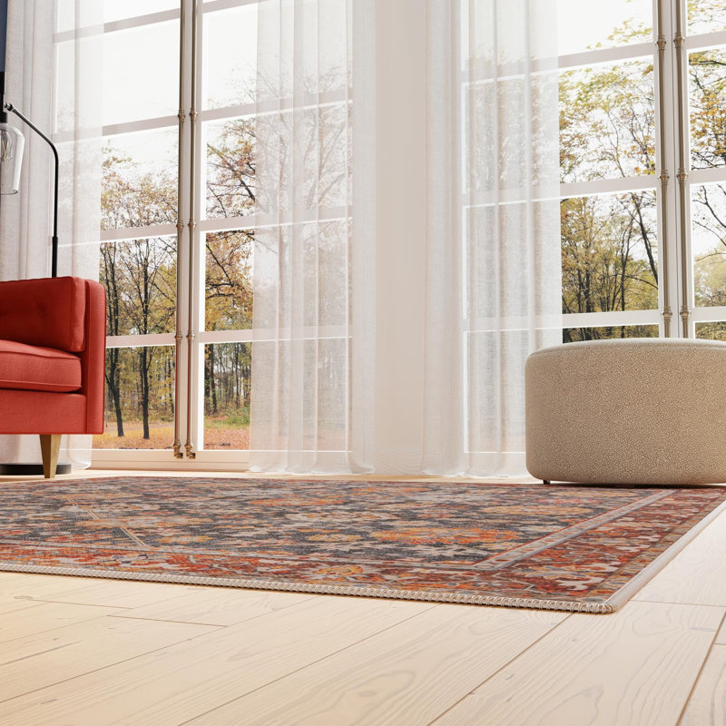 Tapis bleu marine Aucun, Carré 7 pi 10 po