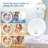 30X Magnifying Mirror With Light, 3 Color Modes And Adjustable Brightness, 360° Rotating Suction Cup Mirror