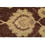 Tapis unique brun de 8 pi 2 po x 10 pi 1 po