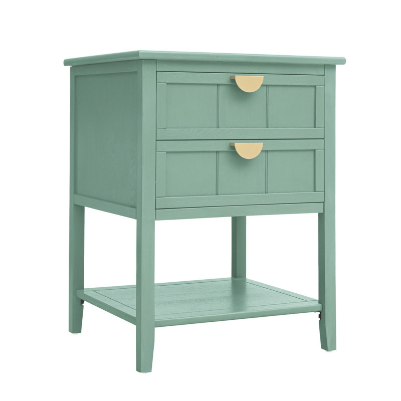 2 Drawer Side Table