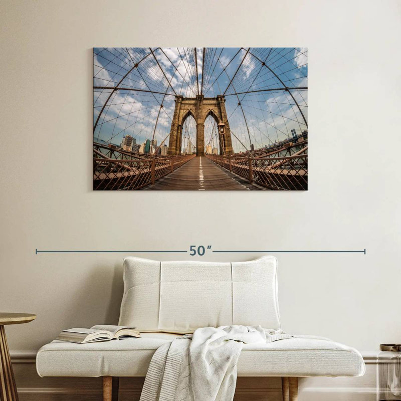 Pont de Brooklyn, New York, H 26 po x l 39 po