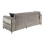 Canapé et causeuse rembourrés Ruby 2pc en Taupe-880279794
