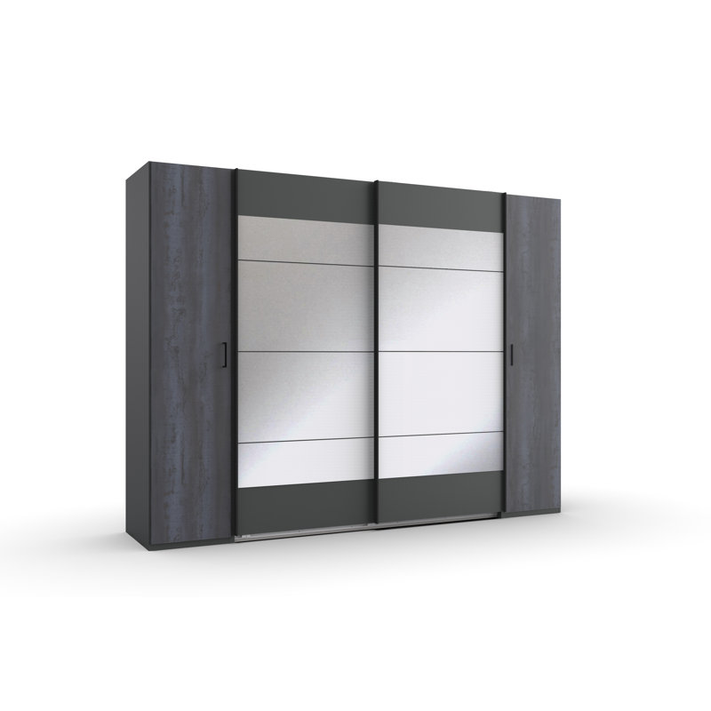 Arujan 4 Door Manufactured Wood Wardrobe