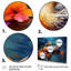 «Yellow and Blue Duck» par The Floral Pound I - Art mural animal canard-481828964-481828887