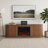 Mid-Century Modern Tv Stand With Fireplace-1527811609