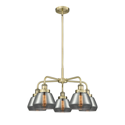 Bianet 5 - Light Glass Dimmable Chandelier