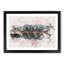 Reflection of the Mountains - Picture Frame Painting Print-56855926-56855925
