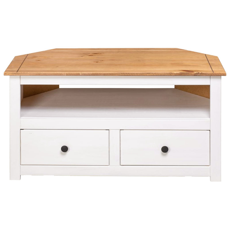 Matthews Unfinished TV Stand for TVs up to 42", White