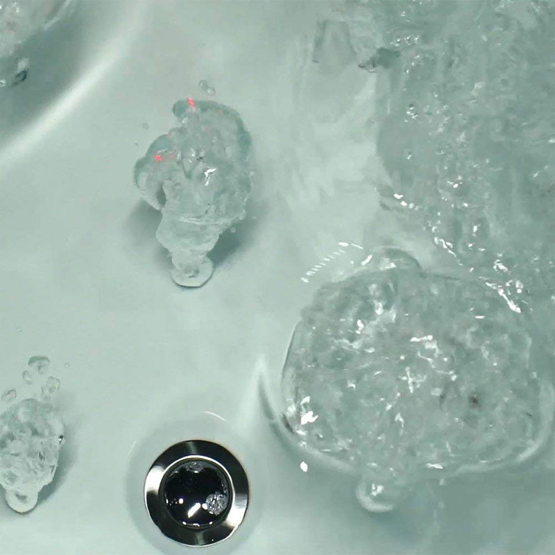 67" x 32"  Whirlpool/Air Bubble Freestanding Soaking Double Ended Bathtub with Faucet