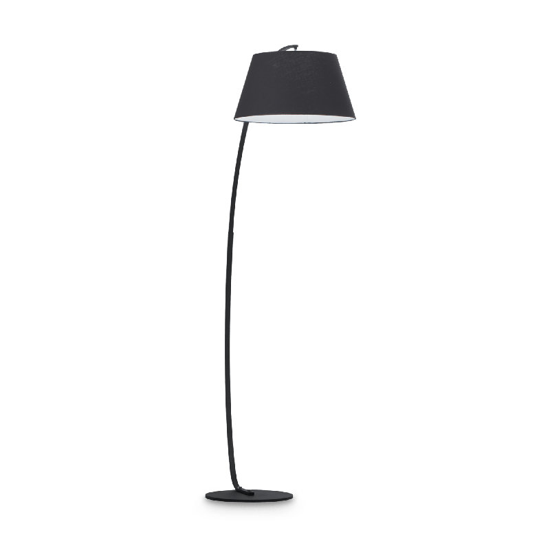 184cm Black Arched Floor Lamp