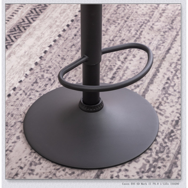Ensemble de 2 tabourets pivotants réglables Masaccio avec base chromée Airlift, Gris