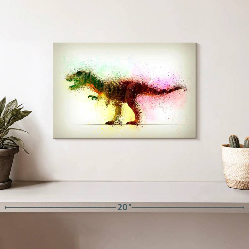Brampt Abstract Dinosaur, 8'' H x 12'' W