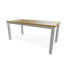 Table basse d'extérieur en polymère rustique 21 po x 42 po-109665096