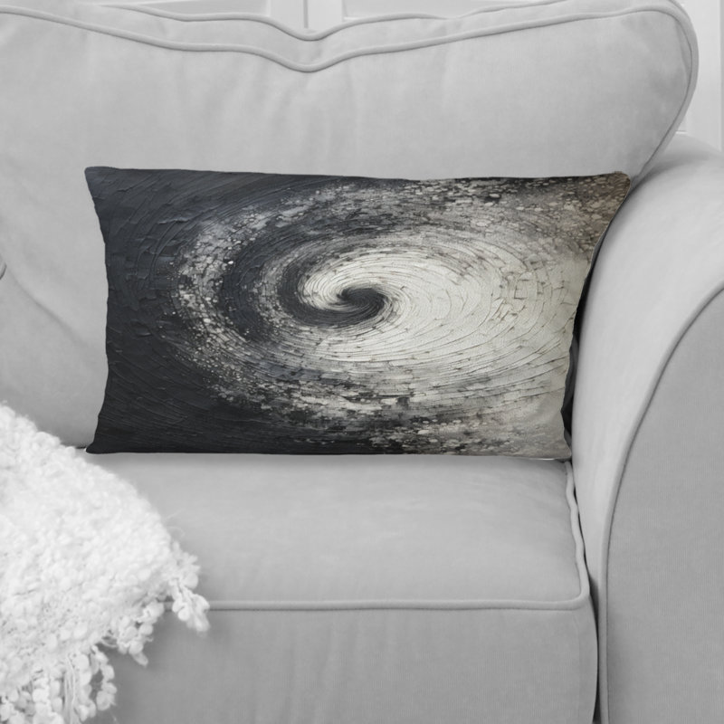 Printed Spiral - Coussin décoratif à spirales abstraites