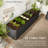  8X2x2ft Raised Metal Outdoor Garden Bed For Flowers Vegetables Herbs - Galvanized-349714935-349714941