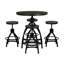 Kerome 5-piece Adjustable Round Bar Stool Set-102506921