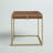 Simmerman Square Iron End Table