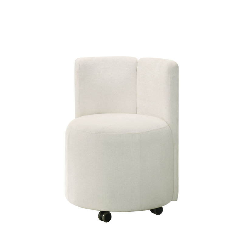 Ensemble de 2 chaises d'appoint en chenille Blayde