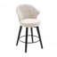 Ensemble de tabourets de comptoir pivotant à 360 ° Modern-1664289201